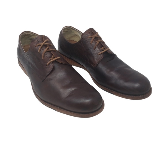 Timberland Other - Timberland Brown Leather Derby Shoes Size 12 Lace Up Soft Leather